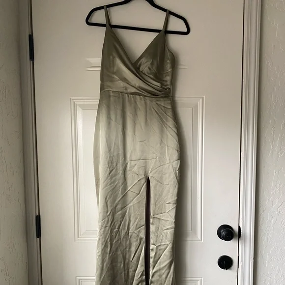 Revelry Rory satin dress - Picture 2 of 4